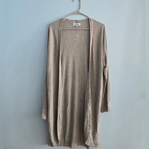 Joan Vass NY Long Gray Sweater Medium